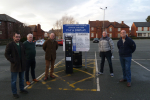 Conservative Councillors in Oswestry Central Car Park