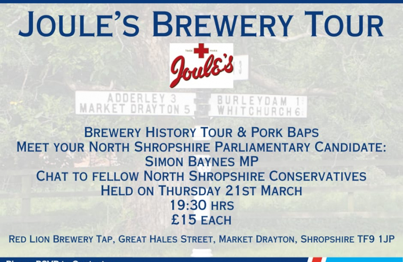 Joule's Brewery Tour