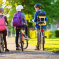 Children Cycling to School